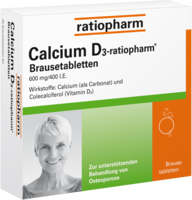 CALCIUM D3-ratiopharm Brausetabletten